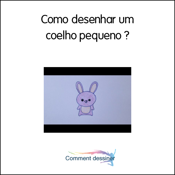 Como desenhar um coelho pequeno